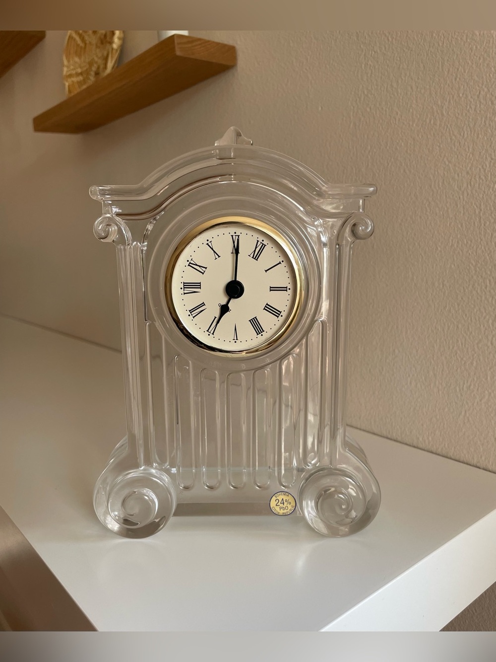 Bohemia Crystal Clock